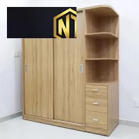 TỦ QUẦN ÁO GỖ MDF PHỦ MELAMINE MẪU 11